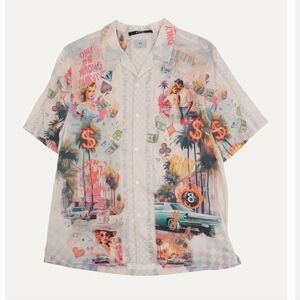 NWT Men's Ksubi World Order Graphic Shirt